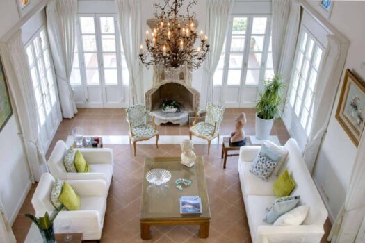 Superior Villa with tennis court and private beach platform in Elounda