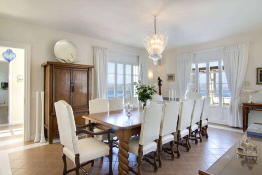 Superior Villa with tennis court and private beach platform in Elounda