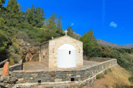 Superior Villa with tennis court and private beach platform in Elounda