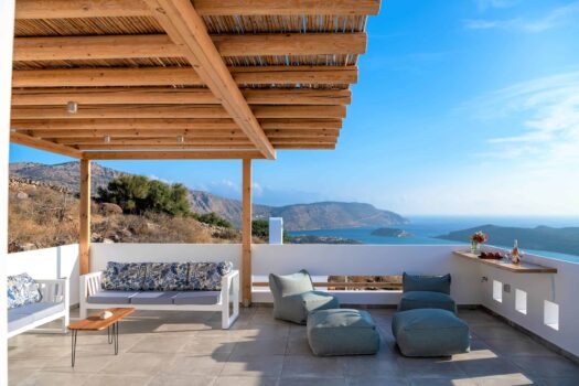 Luxurious Cycladic-Style Villa Complex with Breathtaking Panoramic Views and Heated Infinity Pool