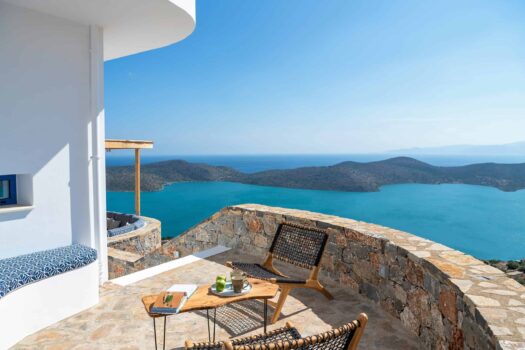 Luxurious Cycladic-Style Villa Complex with Breathtaking Panoramic Views and Heated Infinity Pool