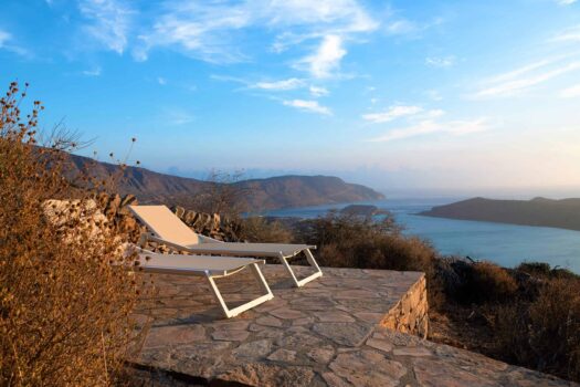 Luxurious Cycladic-Style Villa Complex with Breathtaking Panoramic Views and Heated Infinity Pool