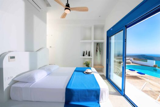 Luxurious Cycladic-Style Villa Complex with Breathtaking Panoramic Views and Heated Infinity Pool