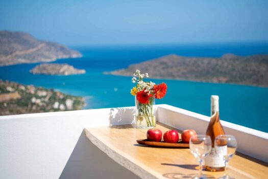 Luxurious Cycladic-Style Villa Complex with Breathtaking Panoramic Views and Heated Infinity Pool