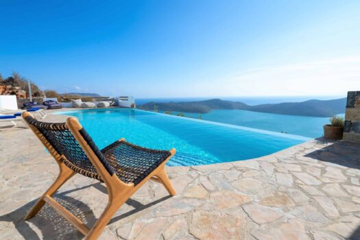 Luxurious Cycladic-Style Villa Complex with Breathtaking Panoramic Views and Heated Infinity Pool