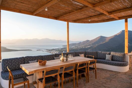 Luxurious Cycladic-Style Villa Complex with Breathtaking Panoramic Views and Heated Infinity Pool